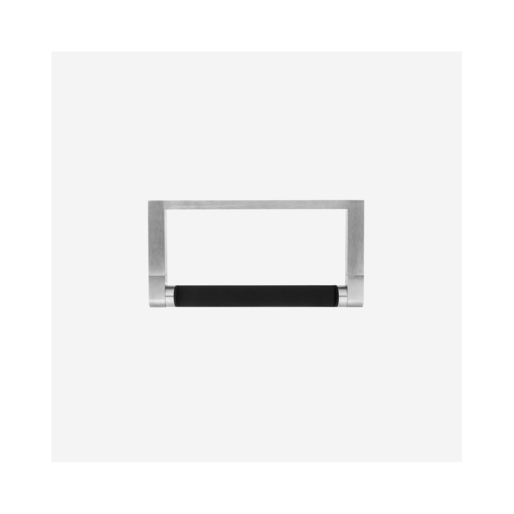 VIPP Toilettenpapierhalter – Edelstahl Silber, 16,8x8,4 Cm, Mit Gummiertem Abrollfeld